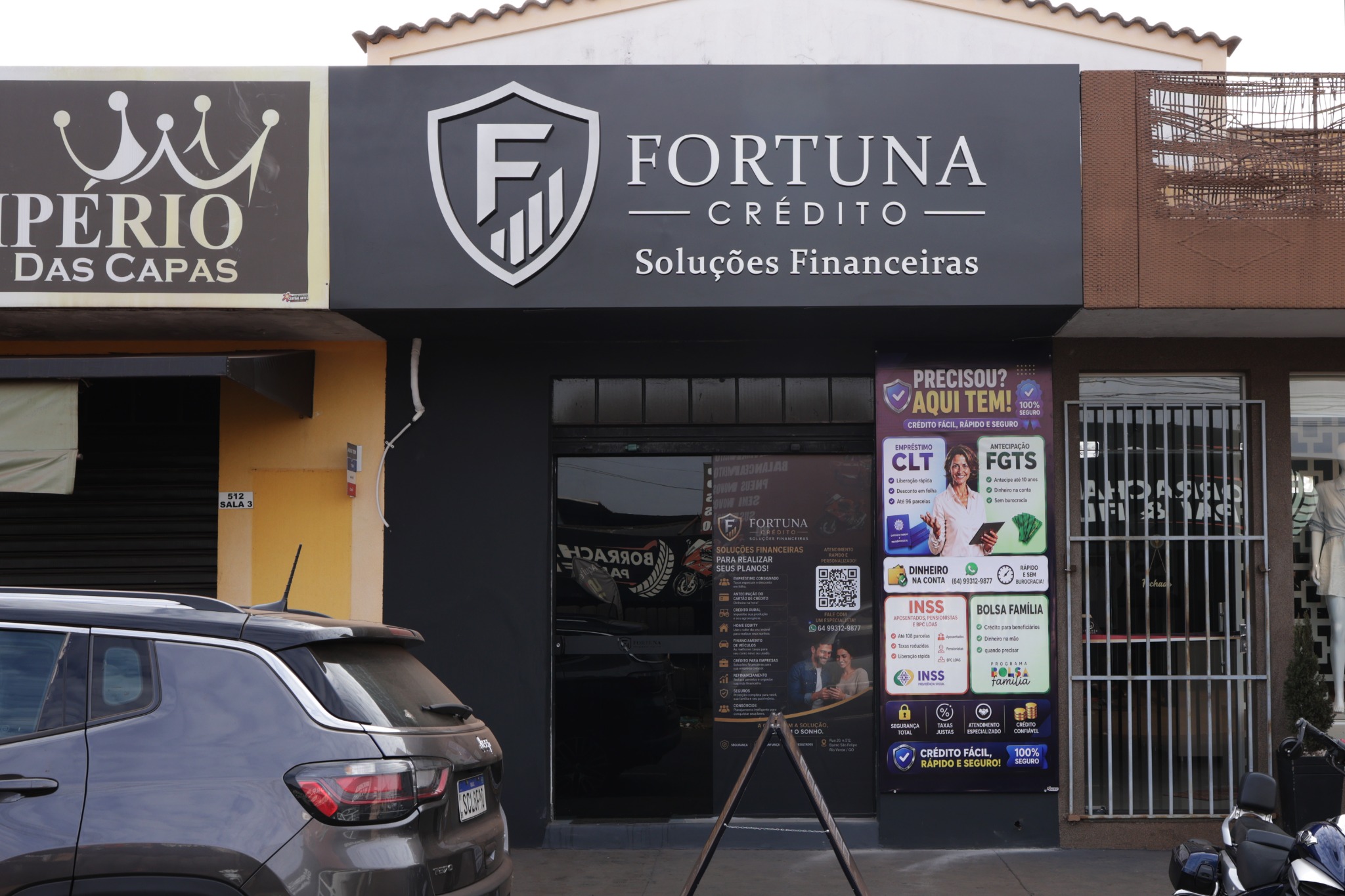 Fachada da Fortuna Crédito em Rio Verde